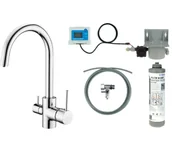 Baterie kuchenne - Deante BCHF064M Chrom Mosiądz - miniaturka - grafika 1