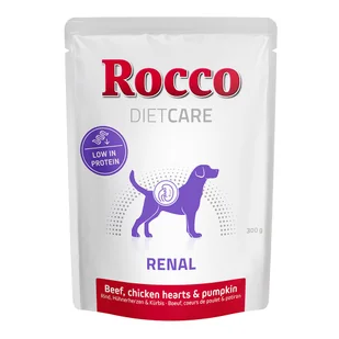 Rocco Diet Care Renal, wołowina i kurczak z dynią - w saszetkach 300g - 12 x 300 g - Mokra karma dla psów - miniaturka - grafika 1