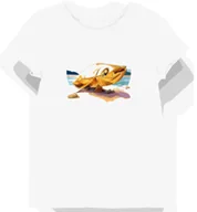 Koszulki i topy damskie - Koszulka damska biała z nadrukiem złotego przynęta XXL - miniaturka - grafika 1