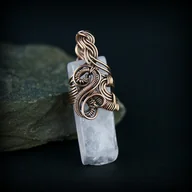 Wisiorki - Wisiorek z różowym kwarcem - miniaturka - grafika 1