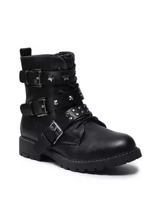DeeZee Trapery CS2665-46 Czarny - Buty dla dziewczynek - miniaturka - grafika 1