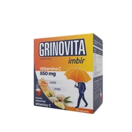 Przeziębienie i grypa - Grinovita Imbir proszek do rozpuszczenia - 10 sasz. - miniaturka - grafika 1