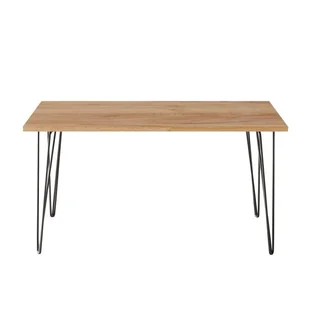 KOLM Stół FISK 138 x 80 cm do kuchni, salonu, jadalni Dąb Craft - Stoły KOLM Stół FISK 138 x 80 cm do kuchni, salonu, jadalni Dąb Craft - Stoły - miniaturka - grafika 1