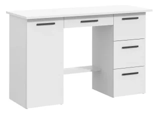 Elior Białe biurko z szufladami N0-M51 - Biurka Elior Białe biurko z szufladami N0-M51 - Biurka - miniaturka - grafika 1