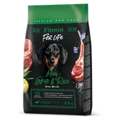 Sucha karma dla psów - FITMIN For Life Lamb&Rice Mini 2,5kg - miniaturka - grafika 1