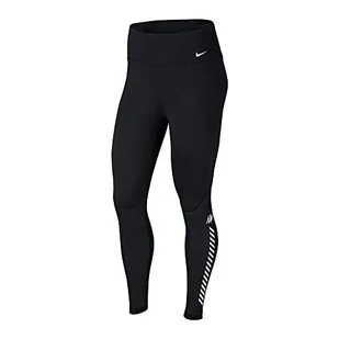 Nike Spodnie damskie W Nk All-in Spt Dst Grx 7/8 czarny czarny/biały XS - Spodnie rowerowe - miniaturka - grafika 1