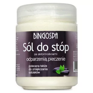 BingoSpa Sól do stóp ze skłonnościami do odparzeń i pieczenia - 550g BINOP55 - Kremy i maski do rąk - miniaturka - grafika 1