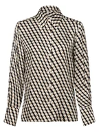 Koszule damskie - Marc O'Polo - Bluzka damska, beżowy|niebieski|wielokolorowy - miniaturka - grafika 1