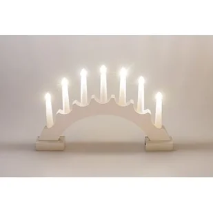 Świecznik adwentowy LED - Ozdoby bożonarodzeniowe - miniaturka - grafika 1