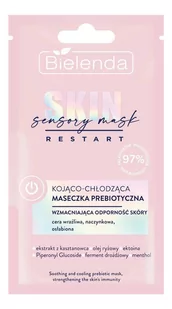 Bielenda SKIN RESTART SENSORY MASK KOJĄCO-CHŁODZĄCA MASECZKA PREBIOTYCZNA 8G 5902169048938 - Maseczki do twarzy - miniaturka - grafika 1