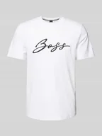 Koszulki męskie - T-shirt z wyhaftowanym logo model ‘Thompson’ - miniaturka - grafika 1