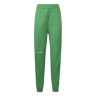 Spodnie damskie - Damskie Spodnie REEBOK RIE FT JOGGER HT6268 – Zielony - miniaturka - grafika 1