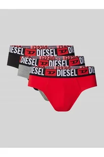 Slipy z elastycznym paskiem z logo w zestawie 3 szt. - Diesel - Majtki damskie - miniaturka - grafika 1