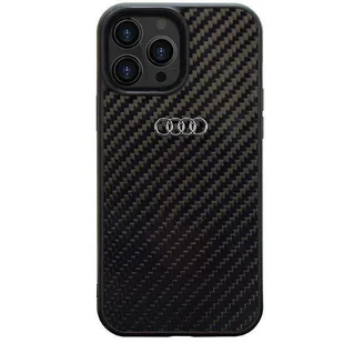 Etui Audi Carbon Fiber na iPhone 14 Pro Max 6.7" - czarne AU-TPUPCIP14PM-R8/D2-BK - Etui i futerały do telefonów - miniaturka - grafika 1