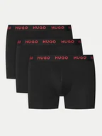 Majtki męskie - HUGO Komplet 3 par bokserek 50532613 Czarny - miniaturka - grafika 1