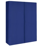 Prześcieradła - Prześcieradło z satyny bawełnianej, bez gumki 160x210cm Granatowe - miniaturka - grafika 1