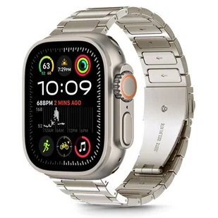 Pasek TECH-PROTECT Stainless Classic do Apple Watch 4/5/6/7/8/9/SE/Ultra (42/44/45/49mm) Tytanowy - Akcesoria do smartwatchy - miniaturka - grafika 1