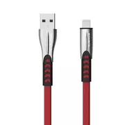 Kable USB - Kabel USB - Lightning 2.4 A 1m Somostel SMS-BW02 czerwony - miniaturka - grafika 1