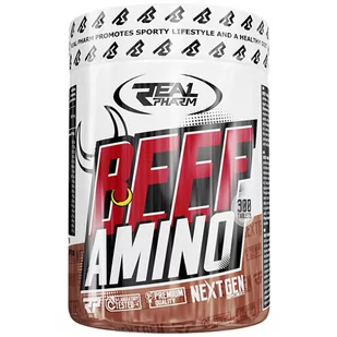 Real Pharm  Beef Amino 300tab - Aminokwasy - miniaturka - grafika 1