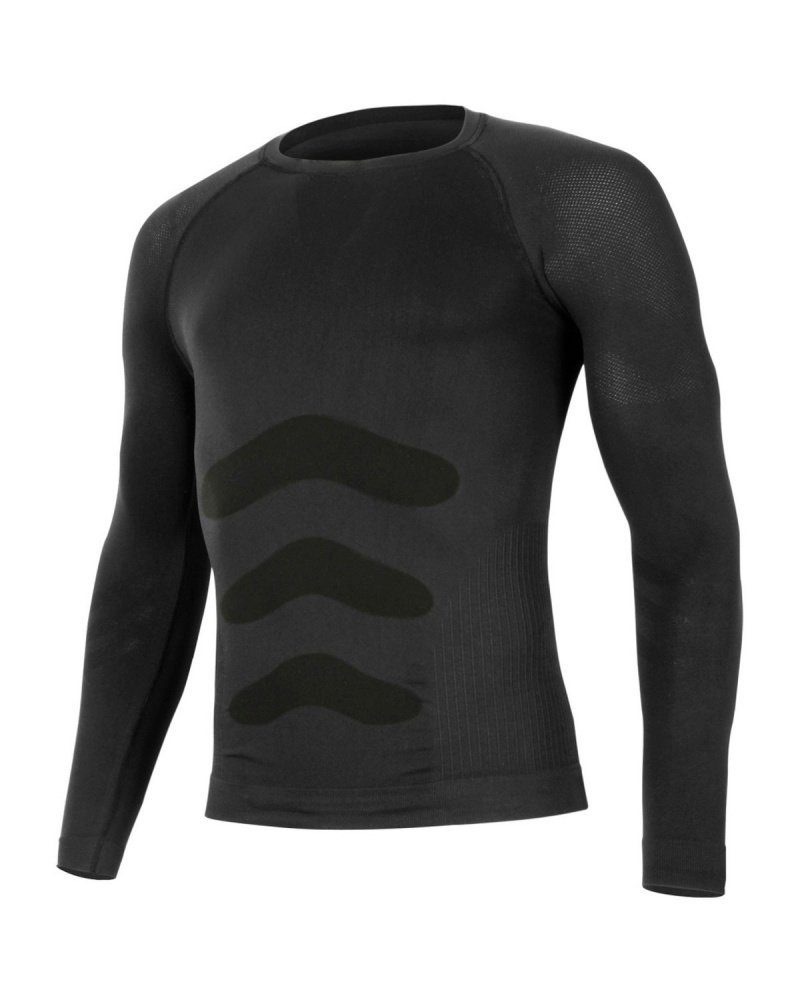 Koszulka męska termoaktywna bezszwowa z długim rękawem Lasting APOL-2XL/3XL