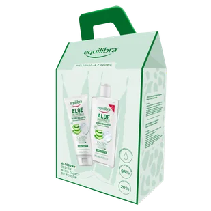 Zestaw Equilibra Aloe, nawilżający szampon aloesowy, 265 ml + nawilżająca odżywka aloesowa, 200 ml - Zestawy kosmetyków damskich - miniaturka - grafika 1