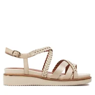 Sandały damskie - Sandały Tamaris 1-28207-42 Beżowy - miniaturka - grafika 1