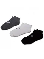 Skarpetki męskie - Asics Zestaw 3 par niskich skarpet unisex 3PPK Quarter Sock 155205 Szary - miniaturka - grafika 1