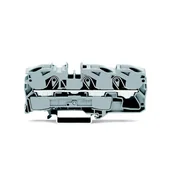 Kostki, złączki, wtyczki - Wago Złącze przelotowe 4-przewodowe 2002-1407, 0,25 - 2,5 mm2, 24 A, zielono - ż - miniaturka - grafika 1