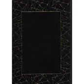 Dywaniki łazienkowe - Dywanik łazienkowy  Nika 441900 Prostokątny Czarny - miniaturka - grafika 1