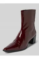 Botki damskie - Sztyblety z naturalnej skóry lakierowanej model GISELLE - Vagabond - miniaturka - grafika 1