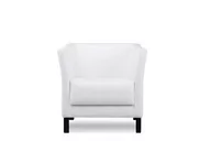 Fotele - Fotel ESPECTO biały, 74x71x67, ekoskóra - miniaturka - grafika 1