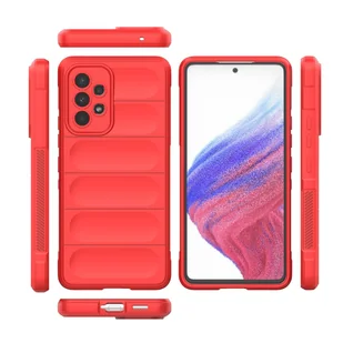 Magic Shield Case etui do Samsung Galaxy A53 5G elastyczny pancerny pokrowiec czerwony - Etui i futerały do telefonów - miniaturka - grafika 8
