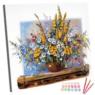 Malowanie po numerach - Zestaw do malowania po numerach, 40x50 cm, polny bukiet - miniaturka - grafika 1