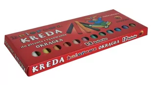 Kreda kolorowa okrągła 12szt - Kreda - miniaturka - grafika 1