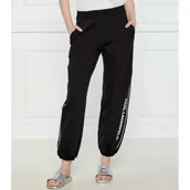 Dresy damskie - Karl Lagerfeld Spodnie dresowe | Regular Fit - miniaturka - grafika 1