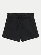 Spodenki damskie - Coccodrillo Szorty sportowe WC4120401VGC Czarny Regular Fit - miniaturka - grafika 1