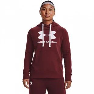 Damska bluza dresowa nierozpinana z kapturem UNDER ARMOUR Rival Fleece Logo Hoodie - Bluzy sportowe damskie - miniaturka - grafika 1