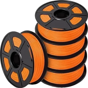 Filament PLA do drukarek 3D, średnica 1,75 mm, temperatura druku 200-210°C, pomarańczowy - Filamenty i akcesoria do drukarek 3D - miniaturka - grafika 1