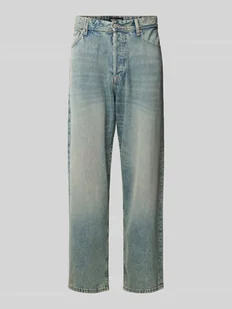 Jeansy o kroju extra baggy fit z 5 kieszeniami model ‘RON’ - Spodnie męskie - miniaturka - grafika 1