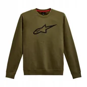 Bluzy męskie - Bluza Alpinestars Ageless Crew Military Green/Black L - miniaturka - grafika 1