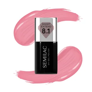 Semilac Smart Extend 8w1 lakier Hybrydowy 813 Pastel Pink - Lakiery hybrydowe - miniaturka - grafika 1