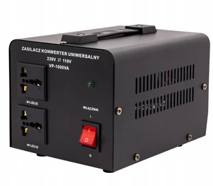 PRZETWORNICA NAPIĘCIA 1000W TRANSFORMATOR USA JAPONIA 110V 120V 220V 230V - Gniazdka elektryczne - miniaturka - grafika 1