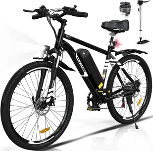HITWAY Rower elektryczny E-rower górski, 26-calowy rower elektryczny, Pedelec, wymienna bateria 36V12Ah - Rowery elektryczne - miniaturka - grafika 1