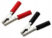 Kable rozruchowe - 2x Krokodylek elektrotechniczny czerwony/czarny 200A zestaw 2szt - miniaturka - grafika 1