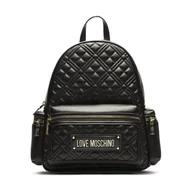 Plecaki - Plecak LOVE MOSCHINO Zaino Quilted JC4162PP0HLA0000 Nero - miniaturka - grafika 1