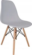 Krzesła - Krzesło skandynawskie kuchnia jadalnia salon MIA2 szare - miniaturka - grafika 1