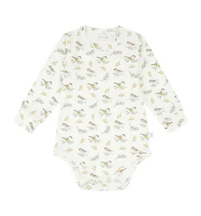 Body z długim rękawem Ptaszki - 62 - Body dla niemowląt - miniaturka - grafika 1