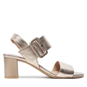 Sandały damskie - Sandały Caprice 9-28306-42 Złoty - miniaturka - grafika 1