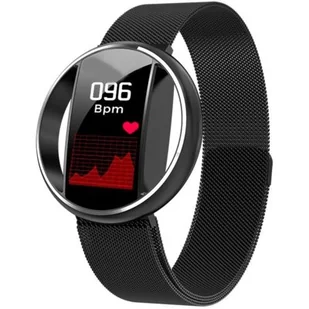 Garett Women Nicole Czarny/Stalowy - Smartwatch - miniaturka - grafika 1