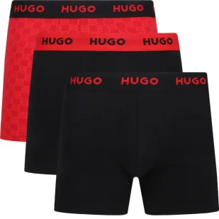 Hugo Bodywear Bokserki 3-pack Design - Majtki męskie - miniaturka - grafika 1